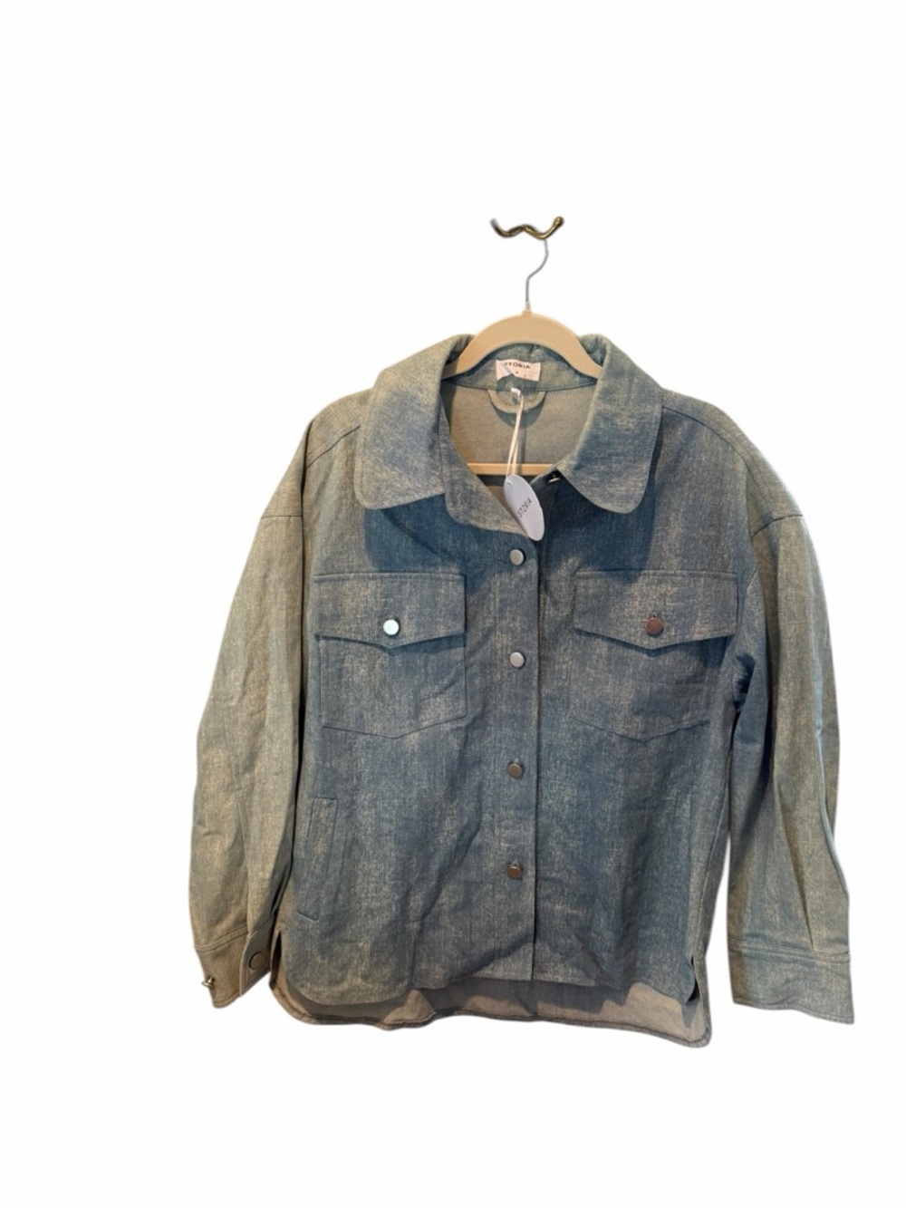 Storia Light-Wash Denim Jacket Women’s Small